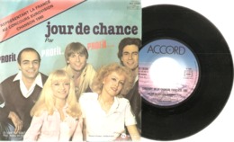 45 T    Concours  De La  Chanson  Française  "  Jour De Chance  &  He He M'sieurs Dames  "  De 1980 - 45 T - Maxi-Single