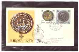 FDC4774    -   SAN MARINO  8.7.76   /    EUROPA CEPT  1976 - 1976