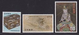 JAPON N°  901 à 903 ** MNH Neufs Sans Charnière, TB (D1649) Trésors Nationaux - 1968 - Nuevos
