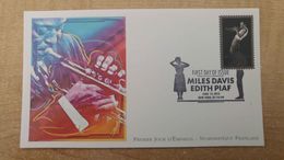 FDC - N°4671 -Emission Commune France - Etats-Unis Miles Davis - 2010-2019