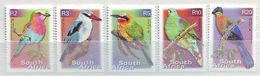 South Africa 2000 Fauna And Flora - Birds 5 V. ** Mi 1304A-06A-07A-08A-11A, Sn 1192,94,95,97,99 - Neufs