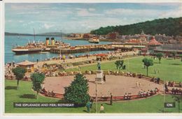 CP -  PHOTO - THE ESPLANADE AND PIER - ROTHESAY - C 96 - MASTERCOLOUR SERIES - A. D. HENDERSON - MAYBOLE - Bute