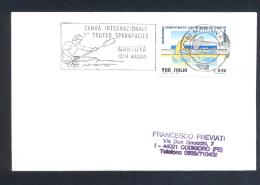 Italy 2000 Cover: Sport Cayak Kayak Canoe Kajak Kanu: Cancellation Canoa Internationale Mantova; World Cup 1999 World Cu - Kanu