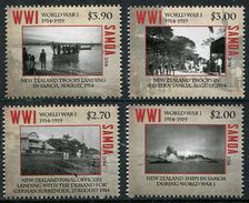 Delcampe - SAMOA 2014 - Cent De La 1ere Guerre Mondiale, Troupes Néo Zélandaises à Samoa - 4 Val Neufs // Mnh - Samoa