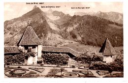 Jardin Du Château De Gruyères - Dent De Broc - Dent De Chamois - Dent De Bourgoz - Broc