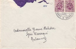 Postzegel 284 Met Speciale Afstempeling BINCHE Carnaval - Enveloppes-lettres