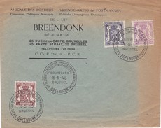 Afstempeling BREENDONK  Postmannen Vriendenkring. - Gedenkdokumente