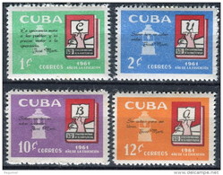 Cuba 0563/566 ** MNH. 1961 - Neufs