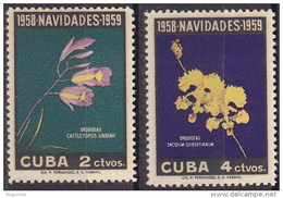 Cuba 0496/497 ** MNH. 1958 - Neufs