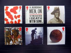 GROSSBRITANNIEN GRANDE BRETAGNE GB 2015 W.W.I - SOLDIERS-POPPY SET 6V MNH SG 3711-16 MI 3739-3744 YT 4157-62 SC 3404-09 - Unused Stamps