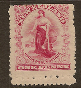 NZ 1901 1d Universal Mixed Perfs SG 299 HM #ADI131 - Unused Stamps