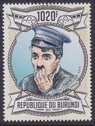 Burundi 2013 Movie Chaplin MNH 1V - Unused Stamps