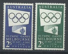 AUSTRALIA YVERT  215/16   MNH  ** - Estate 1956: Melbourne