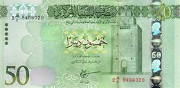 Libya 50 Dinars ND (2016), Central Bank In Beida UNC, P-84a, LY 549a - Libia