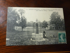 Delcampe - 78. MAISONS LAFFITTE . Le Puits Et Les Caves Du Nord  ANCIEN CHENIL DU CHATEAU  CPA Animée BROUETTE CIRCULEE 1909 - Maisons-Laffitte