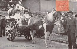 27-VERNEUIL-SUR-AVRE- CARTE PHOTO- FÊTE DES FLEURS - Verneuil-sur-Avre