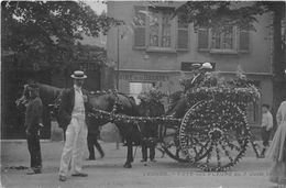 27-VERNON- CARTE PHOTO- FÊTE DES FLEURS LE 7 JUIN 1908 - Vernon