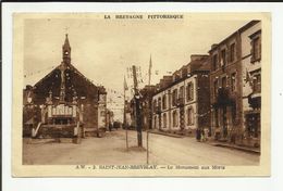 59 . SAINT JEAN BREVELAY . LE MONUMENT AUX PORTS . DRAPEAUX - Saint Jean Brevelay