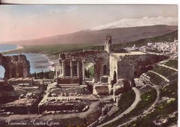 193-Taormina-Messina-Sicilia-Teatro Greco Con L' Etna-Fotografica-Nuova-Nouveau-New - Mazara Del Vallo