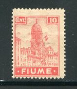 ITALIE- FIUME- Y&T N°35- Neuf Avec Charnière * - Ocu. Yugoslava: Fiume