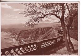 200-Taormina-Messina-Sicilia-Giardino Pubbico Con Vista Dell' Etna-Fotografica-v.1935 X Roma - Mazara Del Vallo