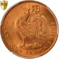 Monnaie, Cameroun, 50 Centimes, 1943, Pretoria, PCGS, MS65+RD, FDC, Bronze - Cameroon