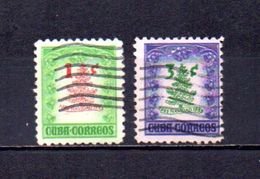Cuba  1953  .-   Y&T  Nº    381/382 - Usados