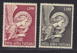 VATICAN AERIENS N°   53 & 54 ** MNH Neufs Sans Charnière, TB (D1750) Ange - 1968 - Airmail