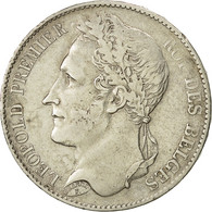 Monnaie, Belgique, Leopold I, 5 Francs, 5 Frank, 1849, TTB, Argent, KM:3.2 - 5 Francs