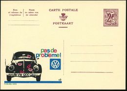 BELGIEN 1959 2F. Reklame-P. Löwe, Weinrot: Pas De Problème VW = VW 1200 "Käfer" (u. Kussmünder Etc) Ungebr. (Mi.P 319 I  - Other & Unclassified