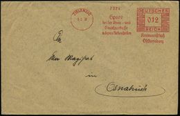 ZIELENZIG/ Spare/ Bei D.Kreis-u./ Stadtsparkasse../ Kreisausschuß/ Osternberg 1932 (5.2.) Seltener AFS Klar A. Fernbf. ( - Other & Unclassified