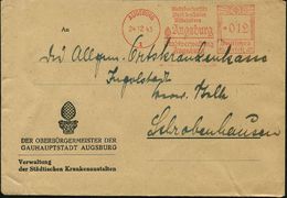 AUGSBURG/ 1/ Die Schöne Deutsche/ Stadt Des Späten/ Mittelalters../ Stadtverwaltung 1943 (24.12.) AFS = Stadtwappen (= R - Other & Unclassified