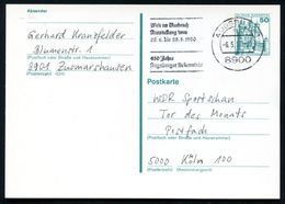 8900 AUGSBURG 1/ Mp/ Welt Im Umbruch/ ..450 Jahre/ Augsburger Bekenntnis 1980 (6.5.) MWSt = Reichstag Mit Kaiser Karl V. - Other & Unclassified
