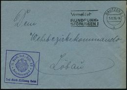 BAUTZEN 2/ A/ Vermeidet/ RUNDFUNK=/ STÖRUNGEN 1935 (5.12.) MWSt + Viol. Ra.: FdAR/II. Batl. Inf.-Rgt. 52 (noch Weimarer  - Other & Unclassified