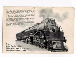 C 19982  -  Union Pacific Exhibit  -  Chicago Railroad Fair - Otros & Sin Clasificación