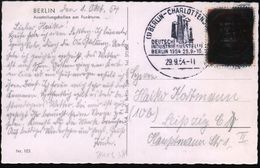 (1) BERLIN-CHARLOTTEBURG )/ DEUTSCHE / INDUSTRIEAUSSTELLUNG 1954 (29.9.) SSt Auf EF 20 Pf. Glocke "Wahl Des Bundespräsid - Other & Unclassified