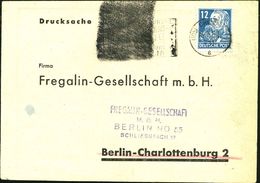 (10b) CHEMNITZ 4/ A/ DEUTSCHLANDTREFFEN DER JUGEND/ FDJ/ BERLIN/ 27.-30.5.50.. 1950 (26.5.) Geschwärz-ter MWSt (Burhop.  - Other & Unclassified