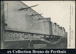 BELGIEN 1915 S/w.-Foto-Ak.: Belgischer Panzerzug In Flandern, Zensur-Vermerk: "Visé Paris 564" (Edition "Phot-Express")  - Other & Unclassified