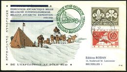 BELGIEN 1959 (3.1.) 1K: BASE ANTARCTIQUE BELGE.. (zweisprachig, Teils Etw. Undeutl.) = Postamt Der Belg. Antarktis-Stati - Other & Unclassified