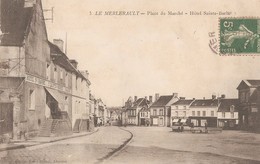 LE MERLERAULT  -  61  -  Place Du Marché - Hôtel Sainte-Barbe - Le Merlerault