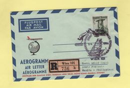 Aerogramme Wien 101 - Philippines - 3-4-1965 - Otros & Sin Clasificación