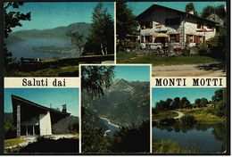 Ticino Gordola  -  Monti Motti Alt.  -  Pension Restaurant  -  Ansichtskarte Ca. 1979    (7754) - Gordola