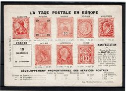 CHA9/2 - PSEUDO LA TAXE POSTALE EN EUROPE NEUF - Pseudo Privé-postwaardestukken