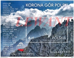 2017.06.30. Crown Of Poland Mountains Block ** - Neufs