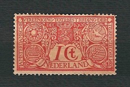 NEDERLAND 1906 - Pro Opere Anti-Tubercolosis - 1 (+1) C. -  MH - Michel:NL 69 - Ungebraucht