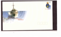 AU119   -   NEW ENTIRE    /    "  COMMISSIONING OF HMAS HUON  " - Postwaardestukken