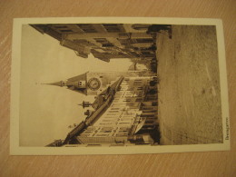 BREMGARTEN Clock Tower Post Card Aargau Argovia Switzerland - Bremgarten