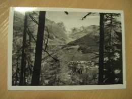 GUARDA Engadin Mountain Mountains Post Card Grisons GRAUBUNDEN Switzerland - Guarda