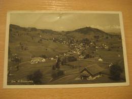 GAIS Sommersberg 1930 To Lidingo Sweden Post Card APPENZELL OUTER RHODES Switzerland - Gais