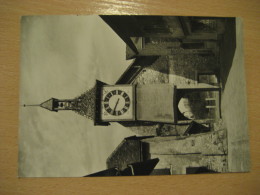 LAUSANNE St. Prex Clock Post Card VAUD Switzerland - Saint-Prex